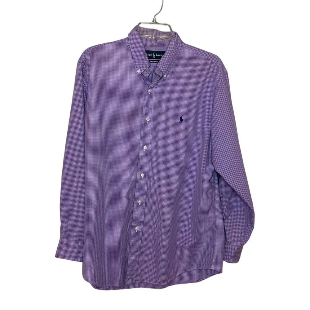 Ralph Lauren Purple Casual Button Down Shirt